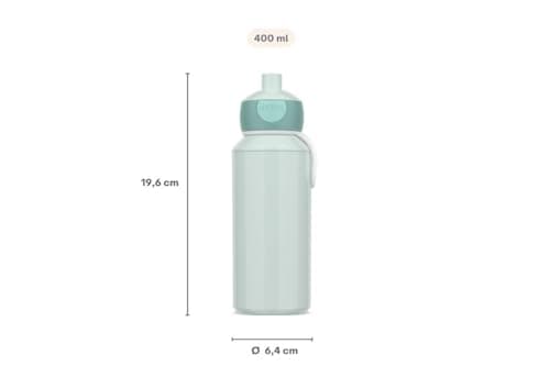Gourde Pop-up Mepal Campus Enfant École Étanche Réutilisable Sans BPA Lavable Lave-Vaisselle 400ml Pink