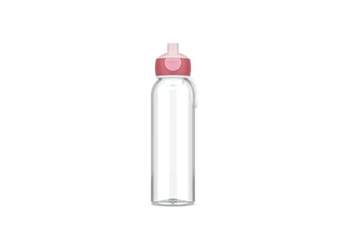 Bouteille Pop-Up Campus Mepal - Étanche et Réutilisable pour L'école et les Déplacements - Transparente - Sans BPA et La — Cool Pink