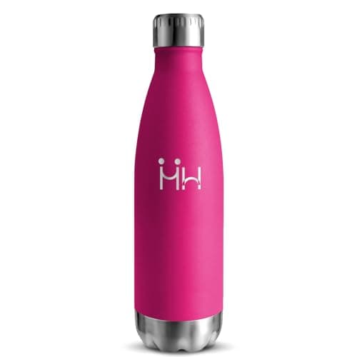Gourde Isotherme HoneyHolly 500ML Inox sans BPA pour Sport et Outdoor — Rose Rouge - 500ml