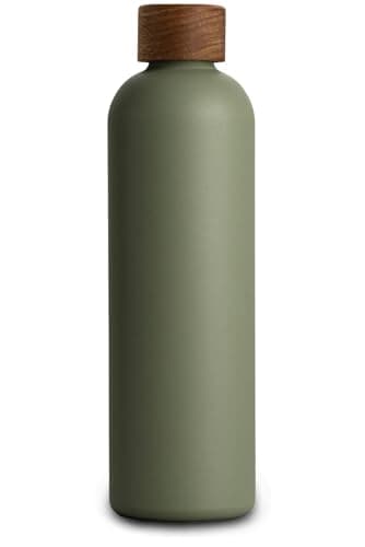 T&N Bouteille Isotherme 1L en Acier Inoxydable Étanche pour Boissons Gazeuses, Conserve le Froid 29h et la Chaleur 14h,