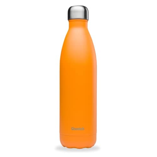 Bouteille Isotherme Inox 500ml - Étanche, Sans BPA & Réutilisable - Gourde pour Sport, Voyage, Bureau et Randonnée — Orange
