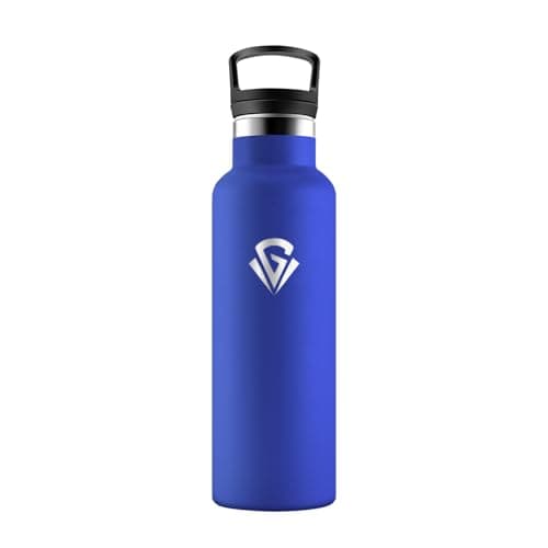 HoneyHolly Bouteille Isotherme en Acier Inoxydable 500ml pour Enfants et Adultes - Isolation Anti-Fuite et Sans BPA — Bleu Roi - 500ml
