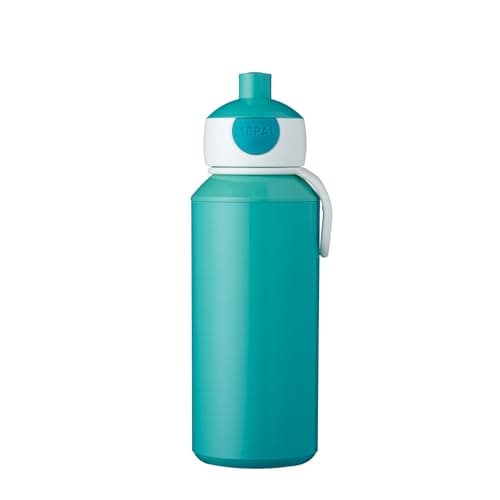 Gourde Pop-up Mepal Campus Enfant École Étanche Réutilisable Sans BPA Lavable Lave-Vaisselle 400ml Pink — Turquoise