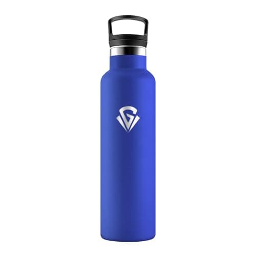 HoneyHolly Bouteille Isotherme en Acier Inoxydable 500ml pour Enfants et Adultes - Isolation Anti-Fuite et Sans BPA — Bleu Roi - 750ml