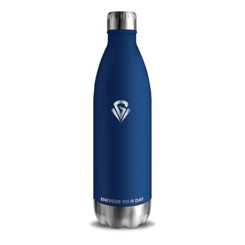 Gourde Isotherme Grsta 500ml pour Enfant et Sport - Bouteille Inox Reutilisable - Bouteille d'Eaupour Sport, École et Gy — Darkblue