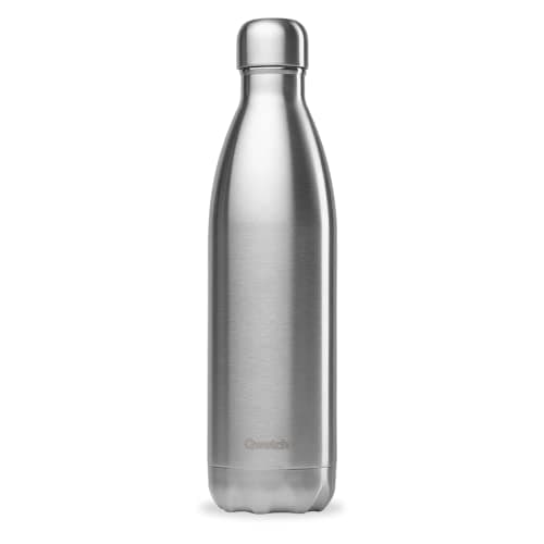 Bouteille Isotherme Inox 500ml - Étanche, Sans BPA & Réutilisable - Gourde pour Sport, Voyage, Bureau et Randonnée — Inox