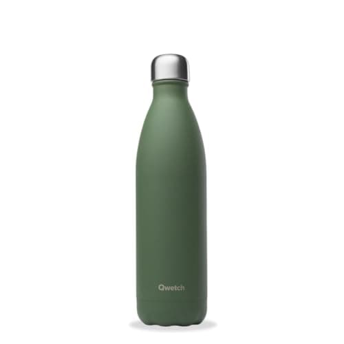 Bouteille Isotherme Inox 500ml - Étanche, Sans BPA & Réutilisable - Gourde pour Sport, Voyage, Bureau et Randonnée — Kaki