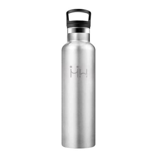 Gourde Enfant Honeyholly 500Ml BPA-Free Isotherme Réutilisable Campagne Eco-Ecole Gymnase — Inox - 750ml
