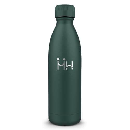 Bouteille Isotherme Gourde 500ML Inox Réutilisable - Bureau École Sport — Vert Armée - 1000ml