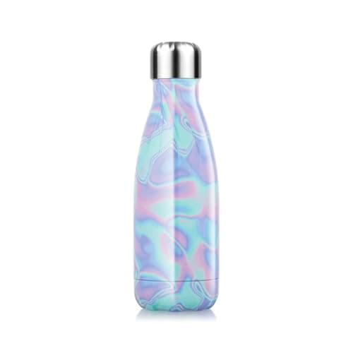 Gourde Inoxydable Isotherme Réutilisable 500ml Fleurs Rouge — Rainbow Cloud