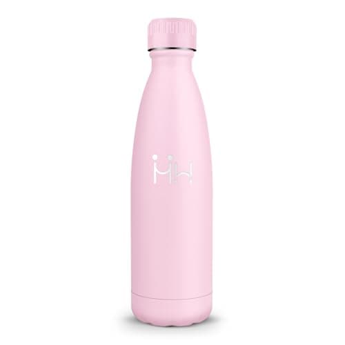 Bouteille Isotherme Gourde 500ML Inox Réutilisable - Bureau École Sport — Rose - 500ml