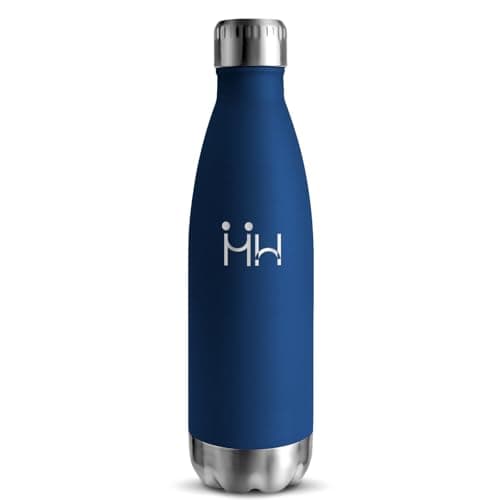 Gourde Isotherme HoneyHolly 500ML Inox sans BPA pour Sport et Outdoor — Bleu Foncé - 500ml