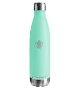 Gourde Isotherme 500ml Sans BPA Réutilisable - Bouteille Isolée pour Running, Bureau et École - Processus de Revêtement — Bleu Vert - 750ml