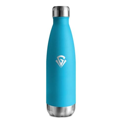 Bouteille Isotherme Inox 500ml pour Sport et Voyage Adulte — Bleu Ciel