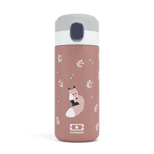 MONBENTO Gourde Isotherme - Garde au Chaud/Froid jusqu'à 12h - Petite Gourde Hermétique pour Enfant et Adulte - Vert  
M — Fox