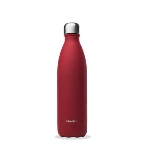 Bouteille Isotherme Inox 500ml - Étanche, Sans BPA & Réutilisable - Gourde pour Sport, Voyage, Bureau et Randonnée — Rouge