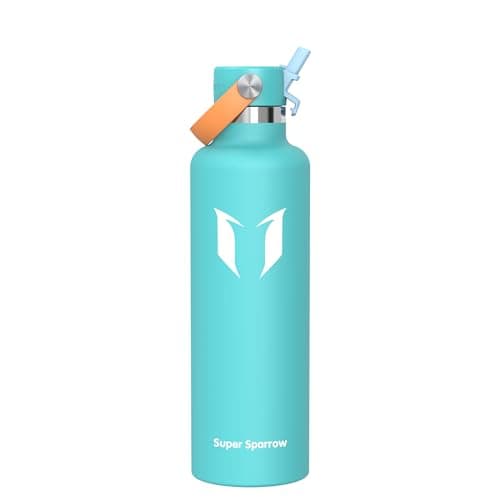Super Sparrow Gourde Isotherme - Bouteille Isotherme - 500ml - Gourde Étanche et Réversible pour Sport et Bureau - Gourd