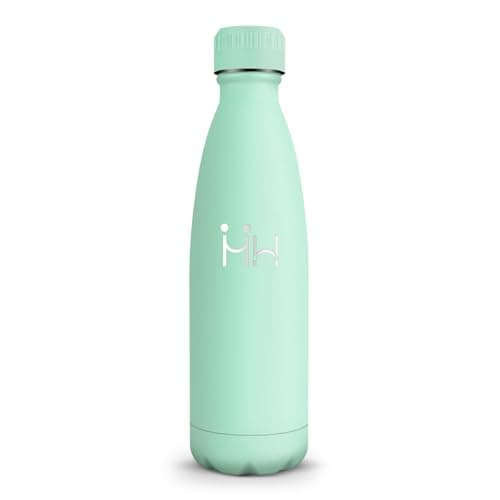 Bouteille Isotherme Gourde 500ML Inox Réutilisable - Bureau École Sport — Bleu Vert - 500ml
