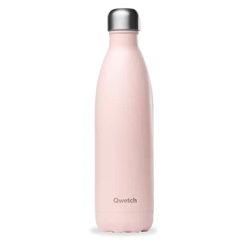 Bouteille Isotherme Inox 500ml - Étanche, Sans BPA & Réutilisable - Gourde pour Sport, Voyage, Bureau et Randonnée — Rose Pastel