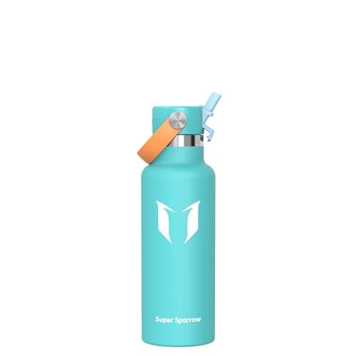 Super Sparrow Gourde Isotherme - 350ml - Gourde Étanche pour Sport et Bureau - Sans BPA, Convient pour Enfants et Adulte