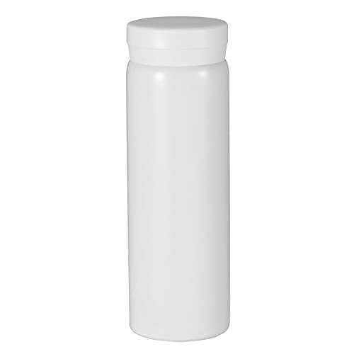 Petite Gourde Isotherme Noir - Garde 12H Chaud & 6H Froid, Thermos Isolée pour Boissons Chaudes et Froides, Idéale Pour — Blanc