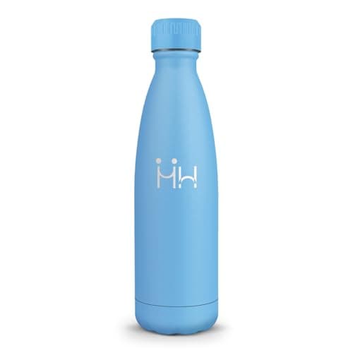 Bouteille Isotherme Gourde 500ML Inox Réutilisable - Bureau École Sport — Bleu Ciel - 500ml