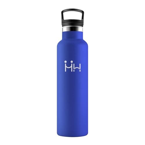 Gourde Enfant Honeyholly 500Ml BPA-Free Isotherme Réutilisable Campagne Eco-Ecole Gymnase — Bleu Roi - 750ml