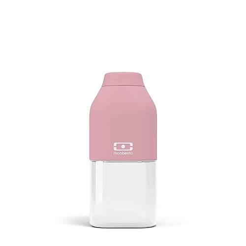 Monbento - Bouteille Eau Réutilisable MB Positive S Rose 330ml - Gourde Enfant Idéale pour École et Pique-Nique Sans BPA