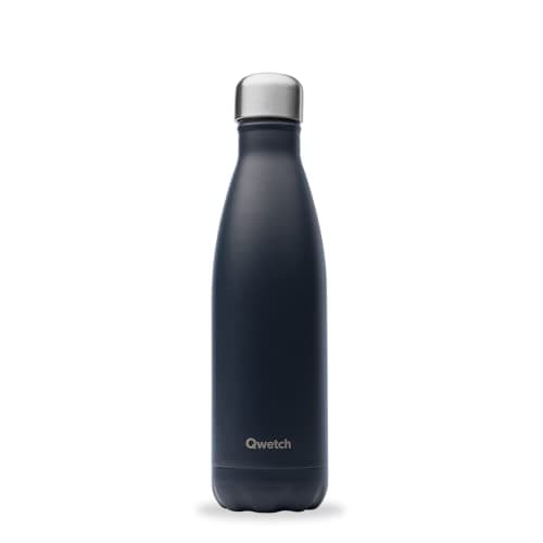 Bouteille Isotherme Inox 500ml - Étanche, Sans BPA & Réutilisable - Gourde pour Sport, Voyage, Bureau et Randonnée — Gris Carbone