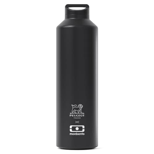 MONBENTO - Gourde isotherme Peugeot x monbento - 500 ml avec Infuseur intégré - Garde au Chaud/Froid - Idéale pour Eau,