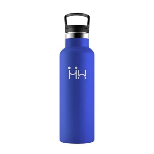 Gourde Enfant Honeyholly 500Ml BPA-Free Isotherme Réutilisable Campagne Eco-Ecole Gymnase — Bleu Roi - 500ml