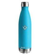 Gourde Isotherme 500ml Sans BPA Réutilisable - Bouteille Isolée pour Running, Bureau et École - Processus de Revêtement — Bleu Ciel - 750ml