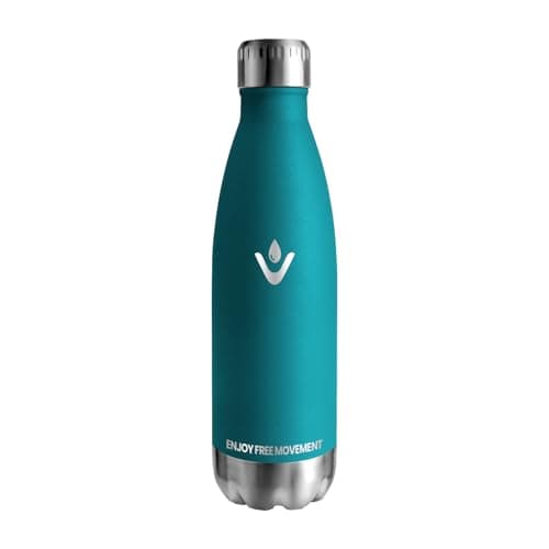 Gourde Isotherme Grsta 500ml pour Enfant et Sport - Bouteille Inox Reutilisable - Bouteille d'Eaupour Sport, École et Gy — Vert Mousse-1