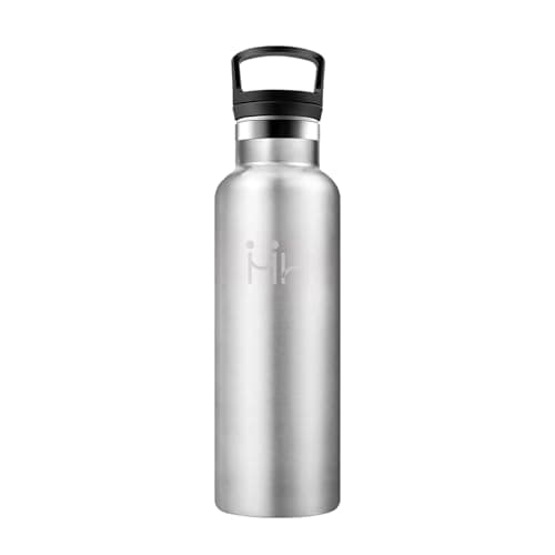 Gourde Enfant Honeyholly 500Ml BPA-Free Isotherme Réutilisable Campagne Eco-Ecole Gymnase — Inox - 500ml