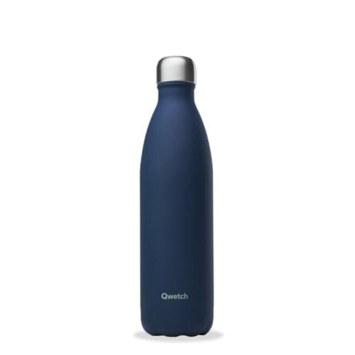 Bouteille Isotherme Inox 500ml - Étanche, Sans BPA & Réutilisable - Gourde pour Sport, Voyage, Bureau et Randonnée — Bleu