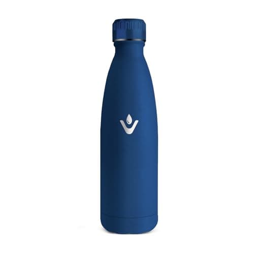 Gourde Enfant HoneyHolly Acier Inoxydable 18/8 Bleu Foncé Étanche Double Isolation Pour Camping Écoles Gymnases — Bleu Foncé - 500ml