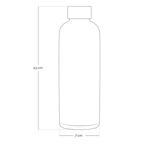 Vivezen - Bouteille isotherme 500ml réutilisable chaud ou froid - Multiple coloris