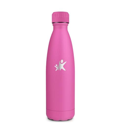 Goude Grsta Isotherme 500ml pour l'École, Camping et Voyages, Maintien la Température Froid & Chaud, Bouteille Réutilisa — Rose Rouge