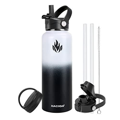 Gourde isotherme XACIOA 1,2L femme voyage anti-fuite chaud et froid