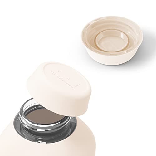 Monbento Bouteille d'Eau MB Positive M Natural Cream 500ml Hermétique pour Bureau Sport Pique-Nique Sans BPA Zéro Déchet