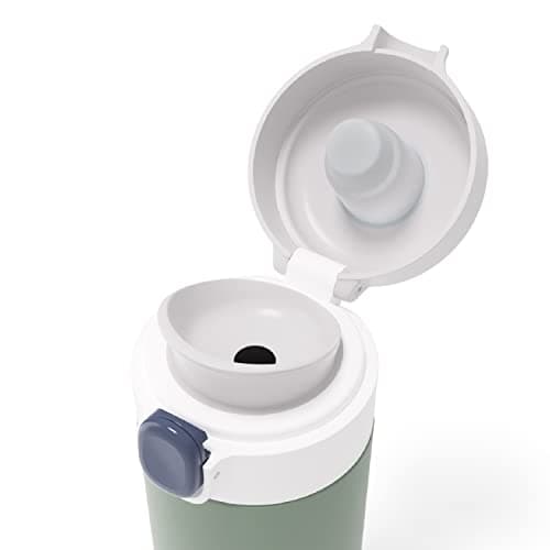 MONBENTO Gourde Isotherme - Garde au Chaud/Froid jusqu'à 12h - Petite Gourde Hermétique pour Enfant et Adulte - Vert  
M