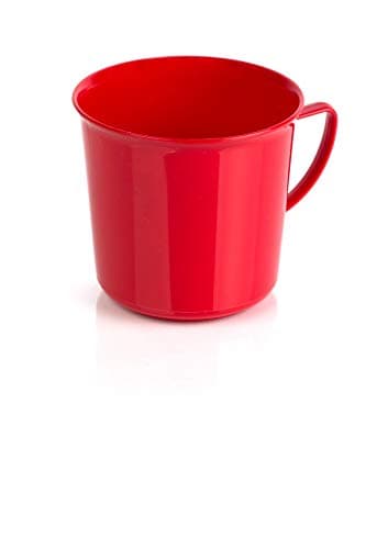 Kimmel Tasse En Plastique Thé Café Pour Enfant Campagne Réutilisable Incassable 330ml Bleu Clair — Rouge