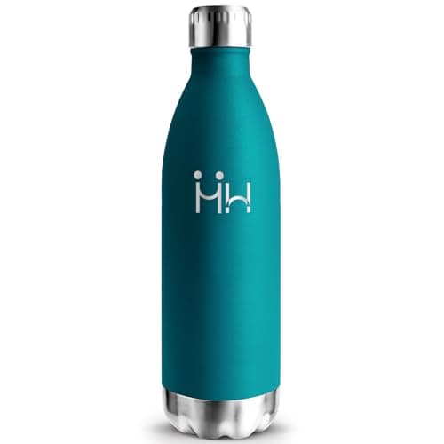 Gourde Isotherme HoneyHolly 500ML Inox sans BPA pour Sport et Outdoor — Vert Mousse - 1000ml