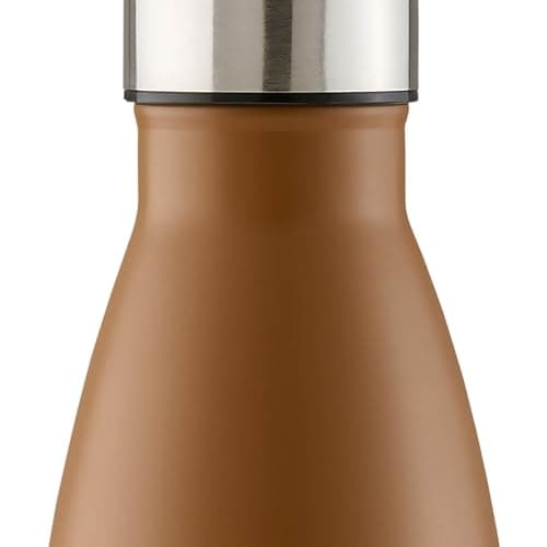 Isolation thermique Blumtal® Charles Bouteille isotherme 500ml - Gourde inox - Bouteille d'eau - Contenant froid et chau — 10. Marron