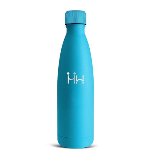 Gourde Isotherme Inox 500ml Anti Fuite pour École et Voyage — Bleu Ciel