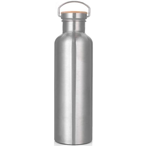 Gourde isotherme en Acier Inoxydable 500 ml Sans BPA Anti-fuite, Idéale pour Sport Fitness Bureau Extérieur, Bouteille D — Double Paroi