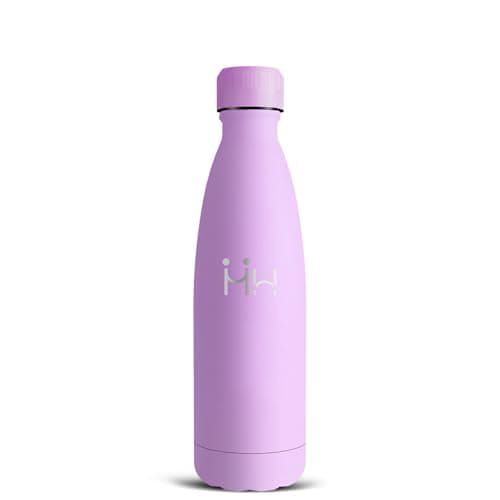 Gourde Isotherme Inox 500ml Anti Fuite pour École et Voyage — Violet