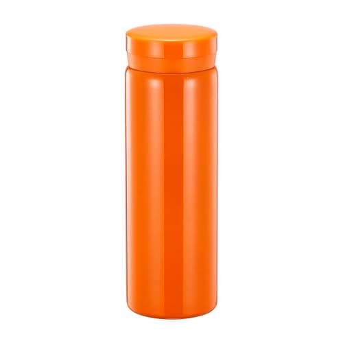 Petite Gourde Isotherme Noir - Garde 12H Chaud & 6H Froid, Thermos Isolée pour Boissons Chaudes et Froides, Idéale Pour — Orange