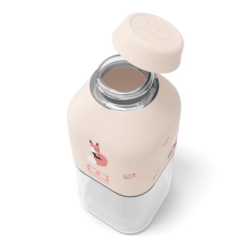 Monbento - Coffret Cadeau Enfant Pratique pour L'école - Idée Cadeau pour Enfant - Boite Goûter Enfant MB Gram Fox
