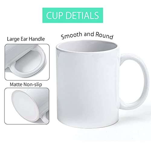 Ensemble de tasses sublimation SIGNZWORLD pour café et boissons | Taille 325ml | Boîtes incluses | Idéal pour les amateu